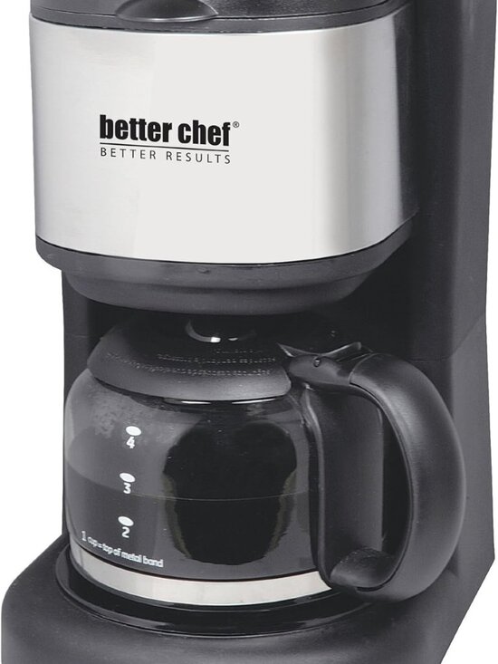 Better Chef IM-104S 4-Cup Coffee Maker with Stainless Steel Accents - Picture 1 of 3